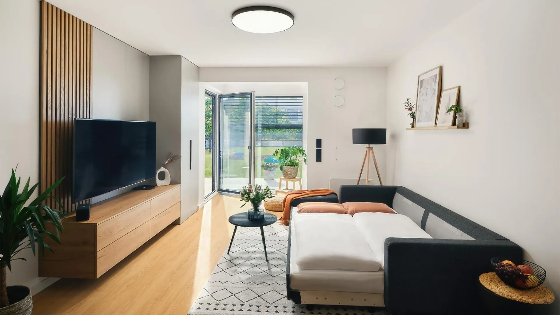 Lägenhet Beta Home - Free Garage, Air Condition, Garden, At Metro, 2Nd Parking On Request Prag Tjeckien